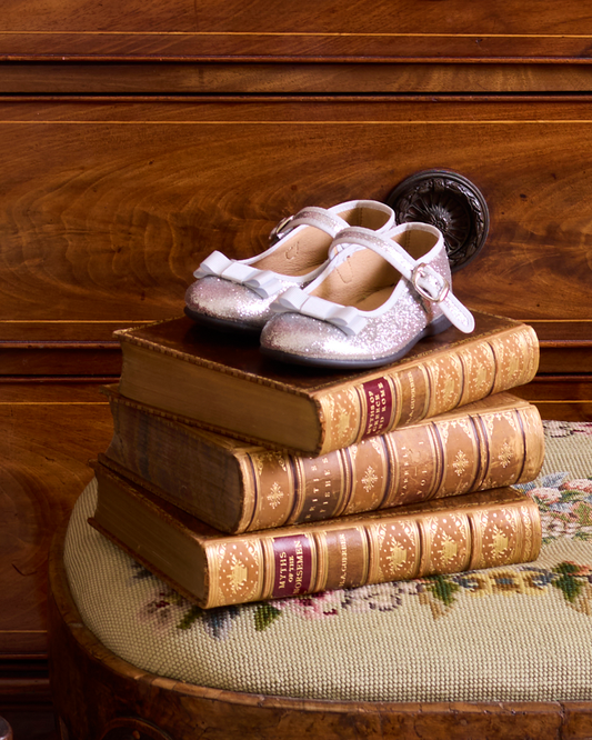 Hampton Classics Lana Sparkle Party Shoes in Silver