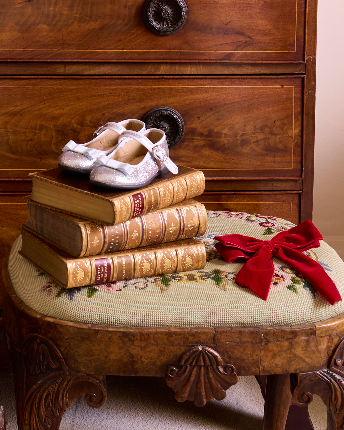 Hampton Classics Lana Sparkle Party Shoes in Silver