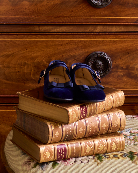 Hampton Classics Lana Party Shoes in Navy