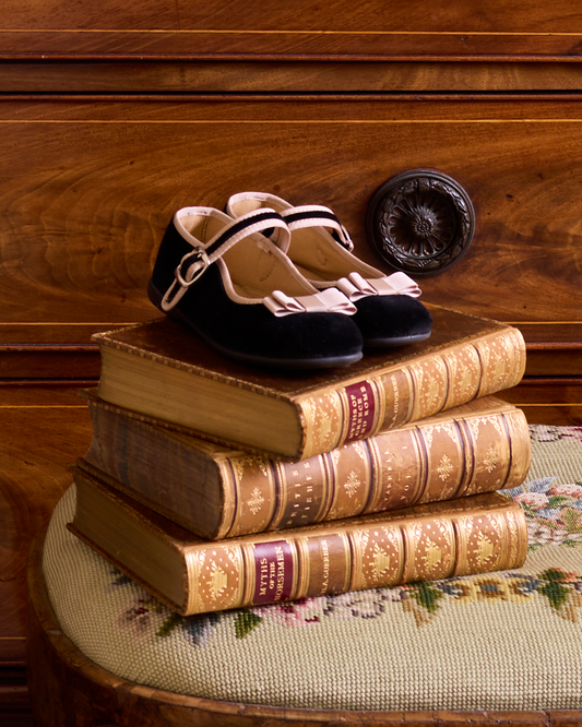 Hampton Classics Lana Party Shoes in Black/Gold