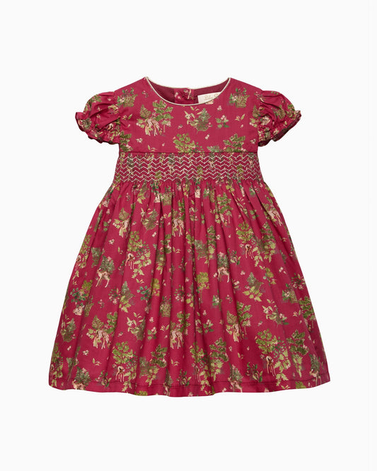 Baby Fawn Smocked Party Dress