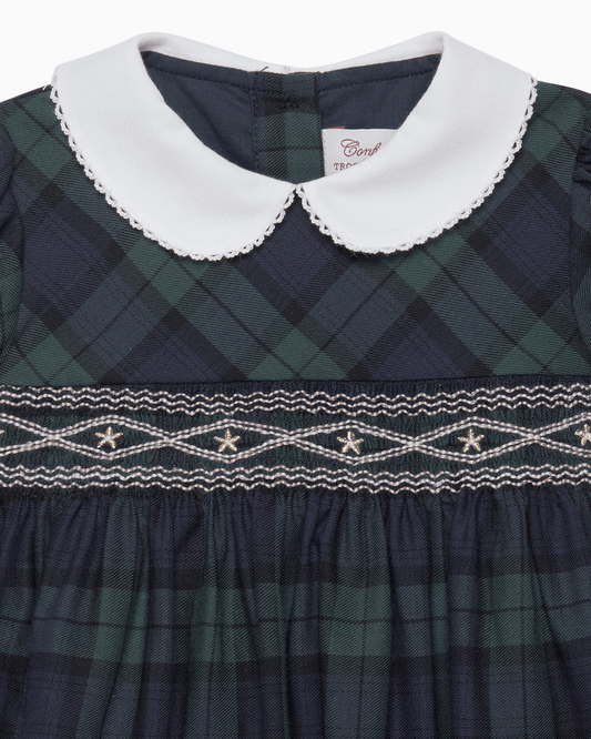 Baby Charlotte Tartan Smocked Dress