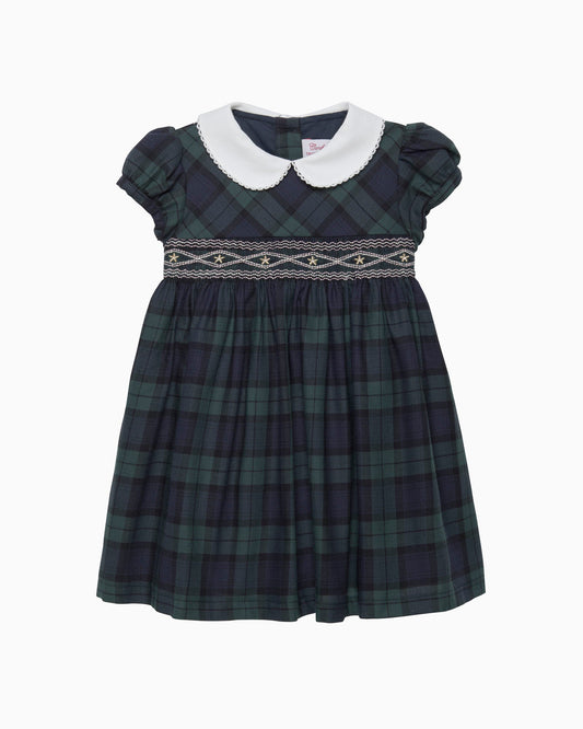 Baby Charlotte Tartan Smocked Dress