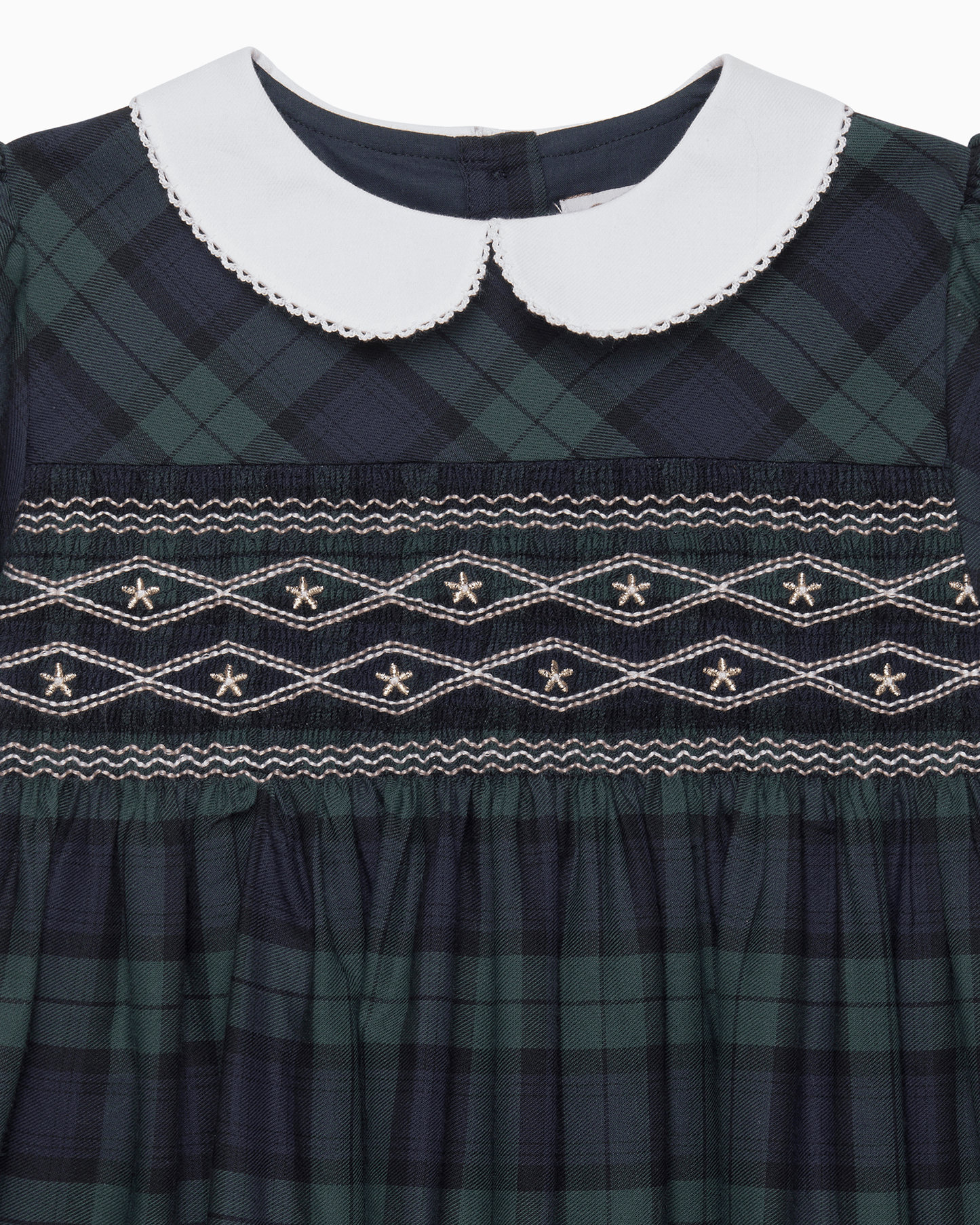 Charlotte Tartan Smocked Dress