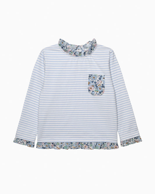 Breton Top in French Blue Betsy