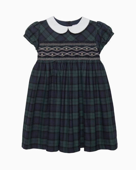 Charlotte Tartan Smocked Dress