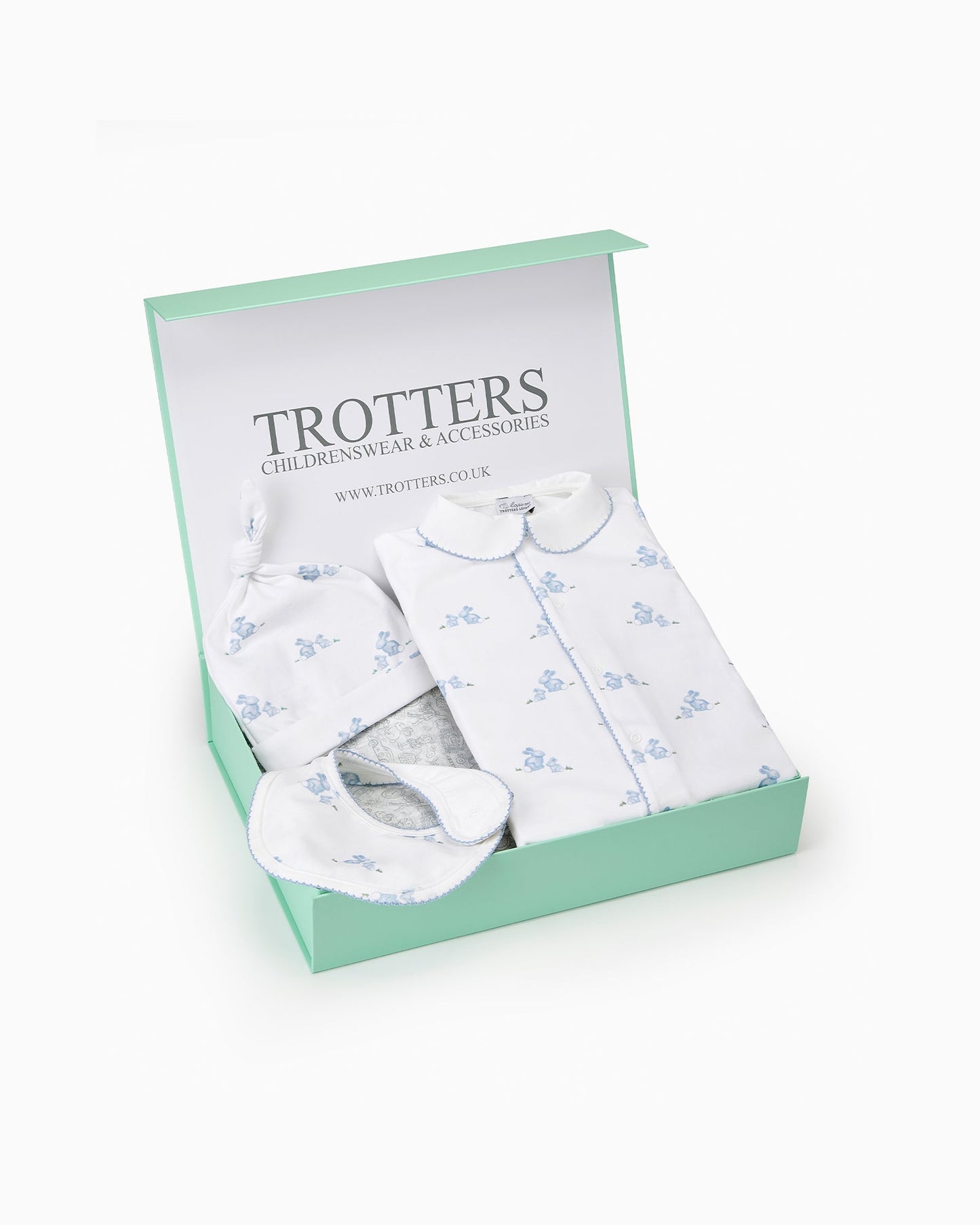Pale Blue Bunny Gift Set