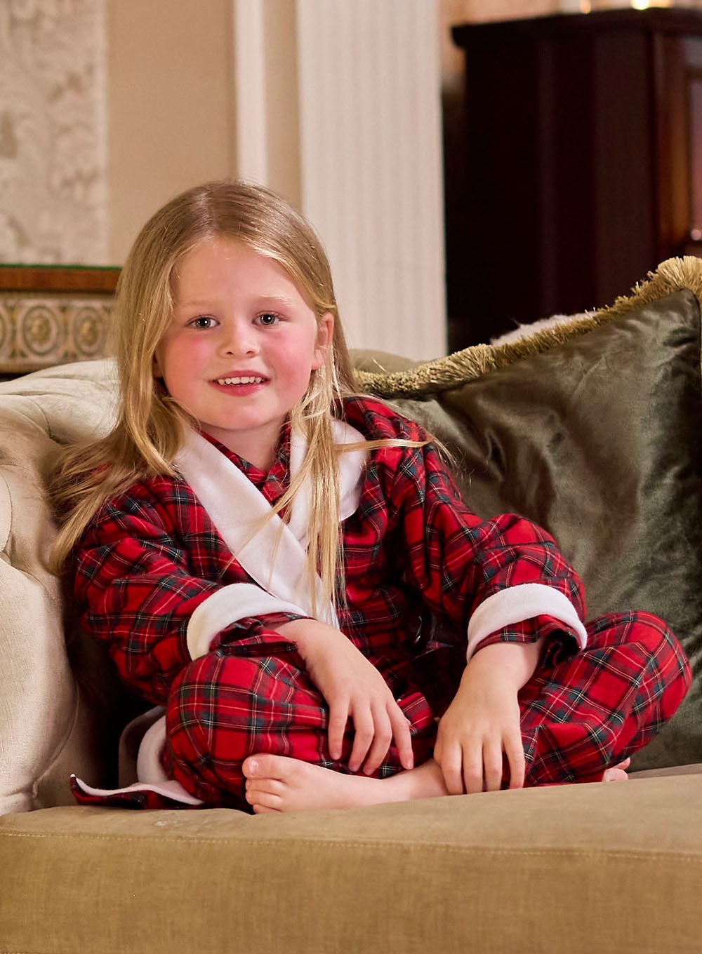 Cosy Tartan Bathrobe