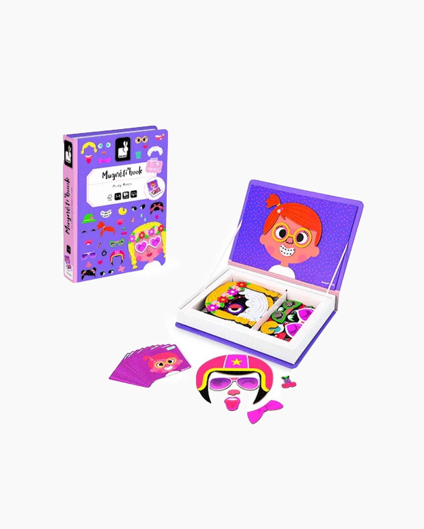 Magneti' Book Girl's Crazy Faces