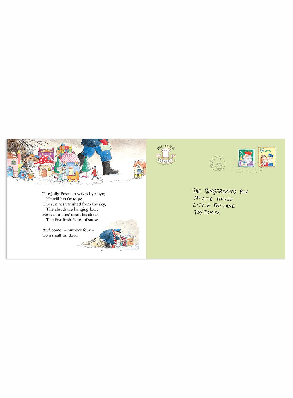 The Jolly Christmas Postman Hardback Book