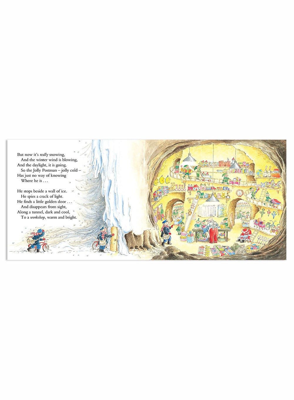 The Jolly Christmas Postman Hardback Book