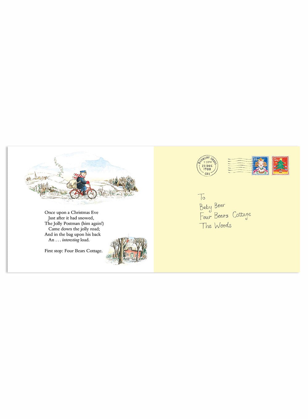 The Jolly Christmas Postman Hardback Book