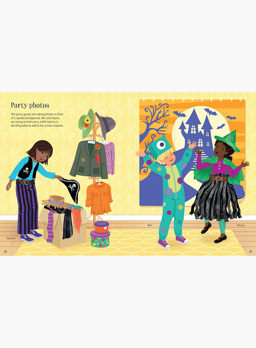 Usborne's Dolly Dressing Halloween Party Sticker Book