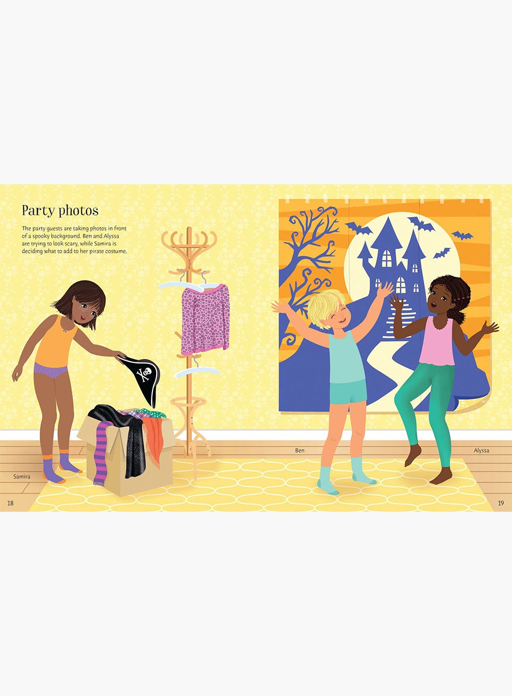 Usborne's Dolly Dressing Halloween Party Sticker Book