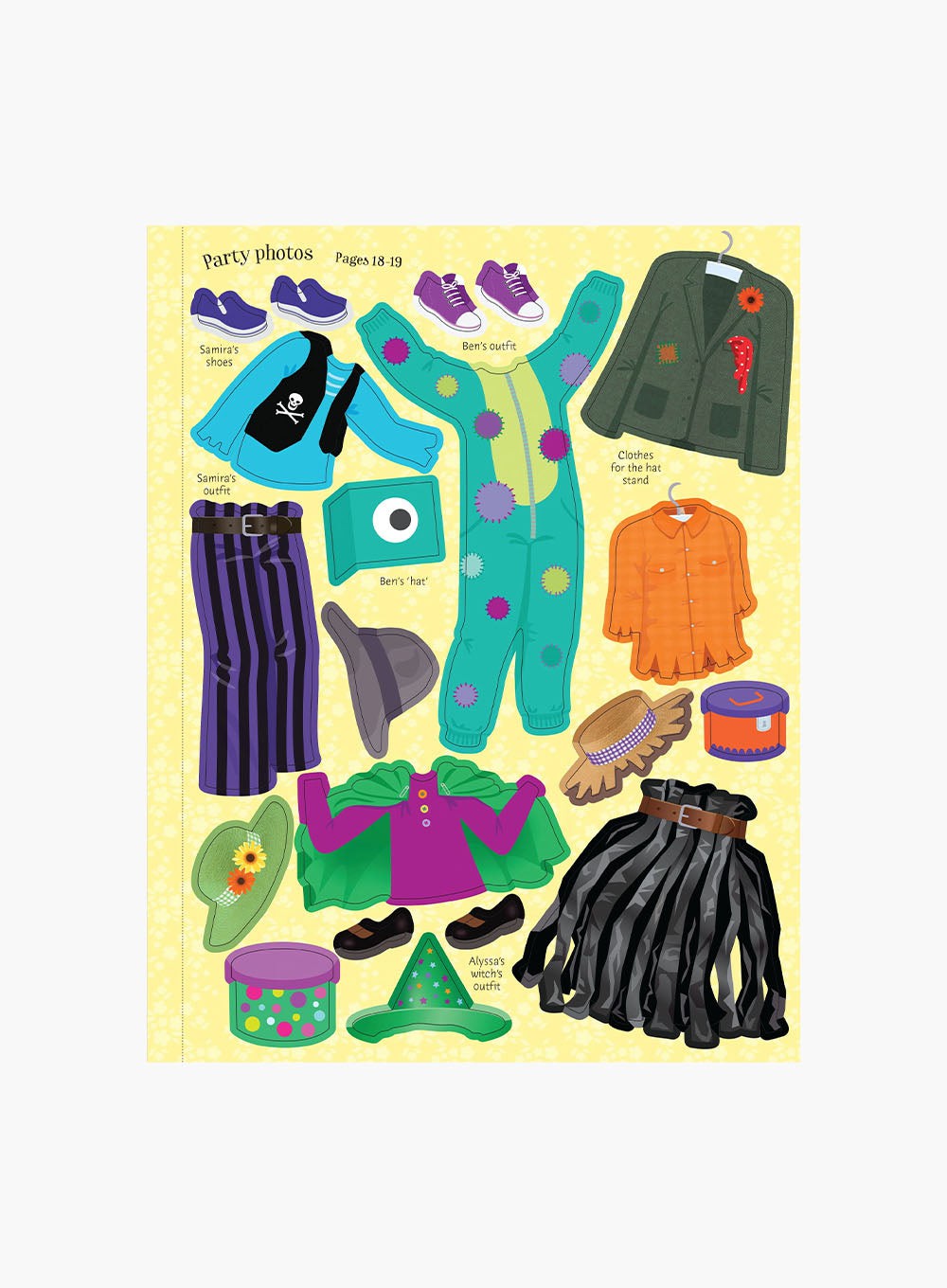 Usborne's Dolly Dressing Halloween Party Sticker Book