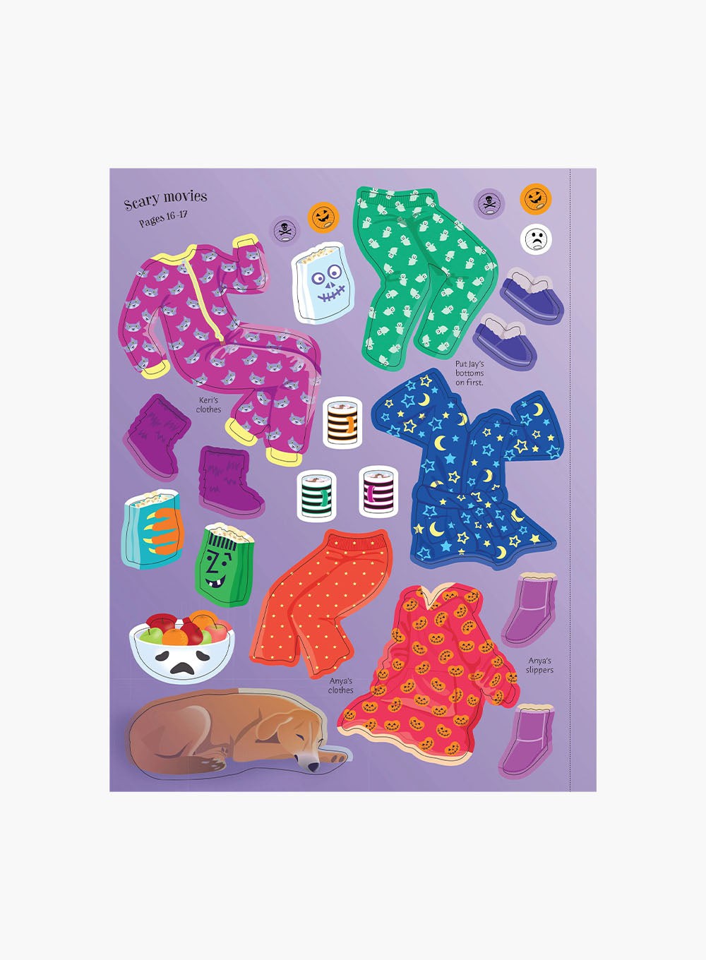 Usborne's Dolly Dressing Halloween Party Sticker Book